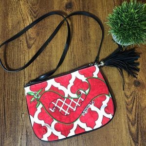 Brighton Love Dove red bird crossbody purse Valentine